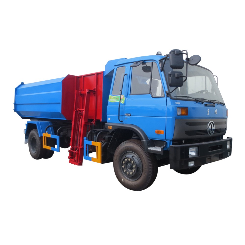 Dongfeng 6 Wheel Bin Lifter Garbage Truck